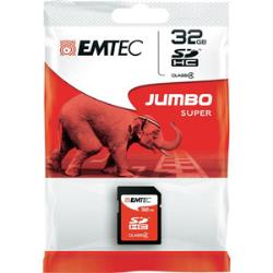 Cartes mémoire EMTEC SDHC 32GB Class4 Silver