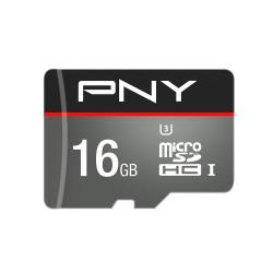Cartes mémoire PNY Turbo microSDHC UHS-I- 16Go + Adaptateur SD