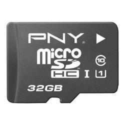Cartes mémoire PNY MicroSD Elite Performance 32Go + Adaptateur SD