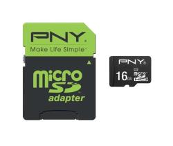 Cartes mémoire PNY MicroSD Performance 16Go