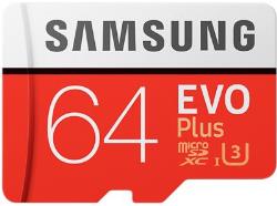 Carte Micro SD Samsung 64Go EVO PLUS+ adaptateur