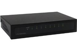 Commutateur - DEXLAN - Switch Gigabit 8 ports - Métal / Noir