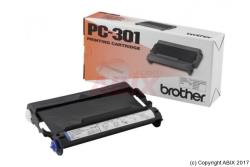 Conso imprimantes - BROTHER - Ruban d'impression Noir - PC-301