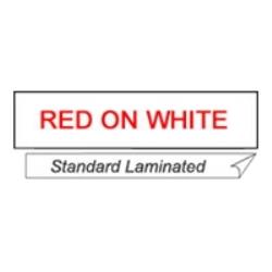 Conso imprimantes - BROTHER - Ruban laminé - rouge/blanc - TZE-252