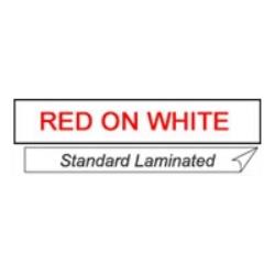Conso imprimantes - BROTHER - Ruban brillant - rouge/blanc- TZE-242