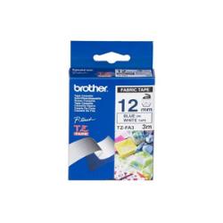 Conso imprimantes - BROTHER - TZeFA3 - Bleu sur blanc