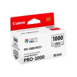Conso imprimantes - CANON - PFI-1000 PGY - Gris photosensible / 3165 pages