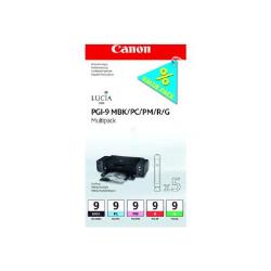 Conso imprimantes - CANON - PGI-9 MBK/PC/PM/R/G - Multipack