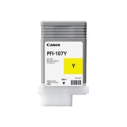 Conso imprimantes - CANON - PFI-107 Y - Jaune