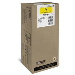 Conso imprimantes - EPSON - T9734 - Jaune/22000 pages
