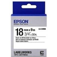 Conso imprimantes - EPSON - LK-5WBN - Noir/Blanc