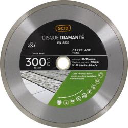 Disque diamanté carreleur professionnel SCID - Diamètre 300 mm