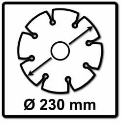 makita disque diamant 230 mm (meuleuse) - d-61145