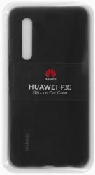 Coque Huawei P30 Silicone aimantée noir