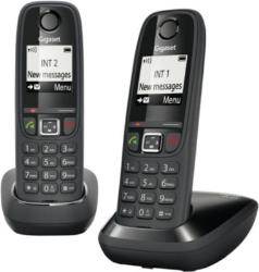 Téléphone sans fil Gigaset AS405 Duo Noir