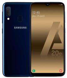 Smartphone Samsung Galaxy A20E Bleu