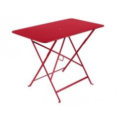 Table Bistro 97x57 cm pliante, Fermob - Couleur - Coquelicot