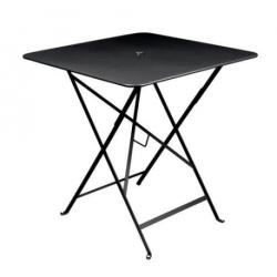 Table Bistro 71x71 cm, Fermob - Couleur - Réglisse