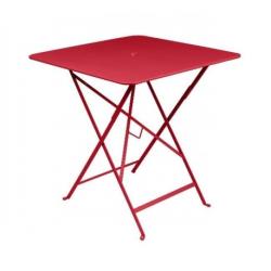 Table Bistro 71x71 cm, Fermob - Couleur - Coquelicot