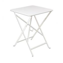 Table Bistro 57x57 cm pliante, Fermob - Couleur - Blanc coton