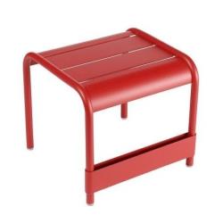 Table basse-repose pied Luxembourg, Fermob - Couleur - Coquelicot