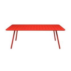 Table Luxembourg 100x207 , Fermob - Couleur - Coquelicot