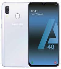 Smartphone Samsung Galaxy A40 Blanc