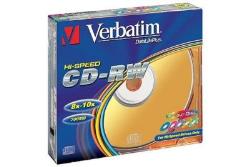 CD-RW Verbatim P5 80 Min JC Slim 12x