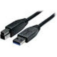 cable USB 3.0 - type A / B MALE - 1 m - Noir