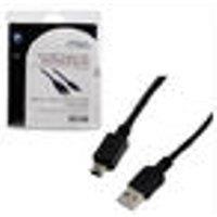 Câble USB 2.0 type A mâle / mini B mâle (5 broches) - 2m Noir