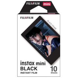 Papier photo instantané Fujifilm Film Instax Mini cadre noir (x10)