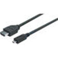Câble HDMI haute vitesse avec Ethernet type A mâle / type D mâle