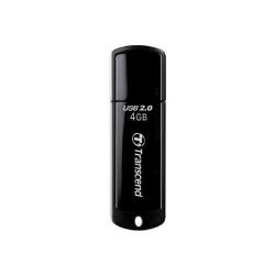 JetFlash 350 - Clé USB - 4 Go - USB 2.0 - noir pur