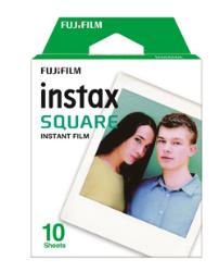 Papier photo instantané Fujifilm Films Instax Square Black Frame x10