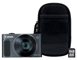 Appareil photo Compact Canon SX620 HS Noir + Etui + SD 16Go