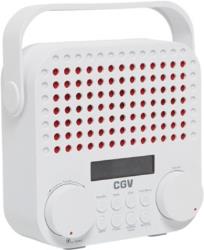 Radio numérique CGV DR15+ blanc
