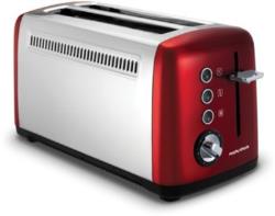 Grille-pain Morphy Richards Accents 2 longues tranches Rouge