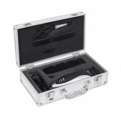 Kit complet coiffure dans une belle valise argentée BTV934 BLACK PEAR