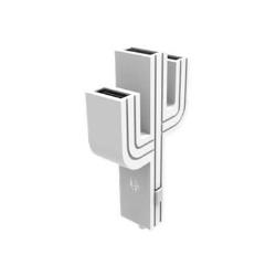 ML Chargeur allume cigare Cactus - 3 ports - Blanc