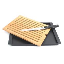 Planche à pain en bambou Modernity + couteau à pain
