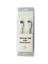 Rallonge Temium USB-A vers USB-A 1.8 m