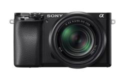 Appareil photo hybride Sony Alpha A6100 noir + objectif Sony E PZ 16-50 mm f/3.5-5.6 OSS + objectif Sony E 55-