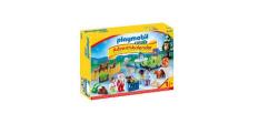 Playmobil PLAYMOBIL 1.2.3 La magie de Noël 9391 Calendrier Avent 1.2.3 Père Noël animaux forêt