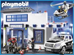 Playmobil City Action 9372 Poste de police et véhicule