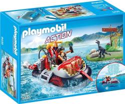 Playmobil Action Les explorateurs 9435 Aéroglisseur avec moteur submersible