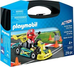 Playmobil Action Les véhicules de course 9322 Valisette Pilote de karting