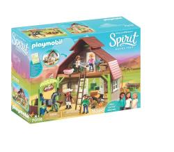 Playmobil Spirit 70118 Grange avec Lucky, Apo et Abigaëlle