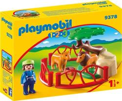 Playmobil PLAYMOBIL 1.2.3 9378 Lions avec enclos