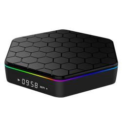 Tv Box Android 6.0 Uhd Octa Core 2.0 Ghz Hexagone Led 4k Support Wifi 3d Sd Noir - Yonis