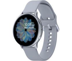 Montre connectée Samsung Galaxy Watch Active2 44 mm Boîtier Aluminium Bracelet en silicone Gris